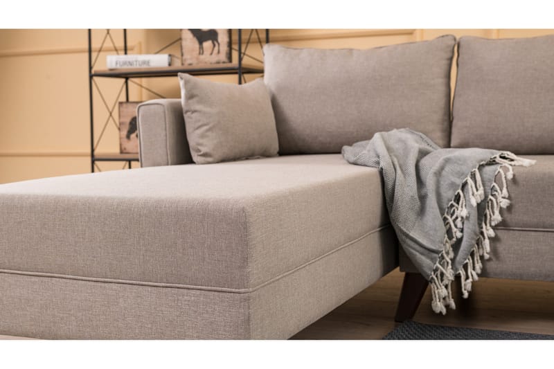 Antigua Divansovesofa til venstre - Beige - Møbler - Sofaer - Sovesofaer