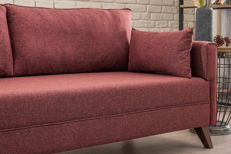 Antigua Divansovesofa til venstre - Rød - Møbler - Sofaer - Sovesofaer