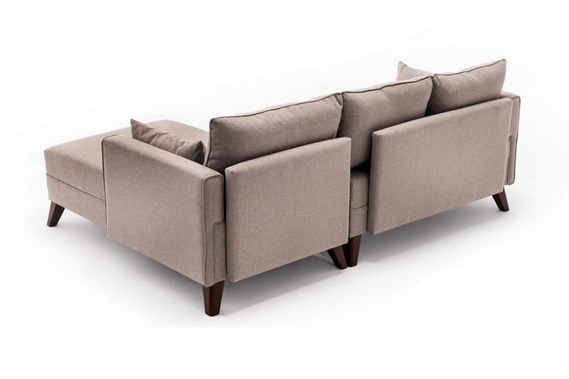 Antigua sovesofa med diva højre - Beige - Sovesofaer - Hjørnesovesofa