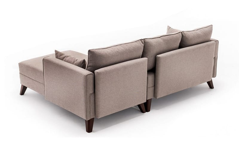 Antigua sovesofa med diva højre - Beige - Møbler - Sofaer - Sofa med chaiselong - 4 personers sofa med chaiselong