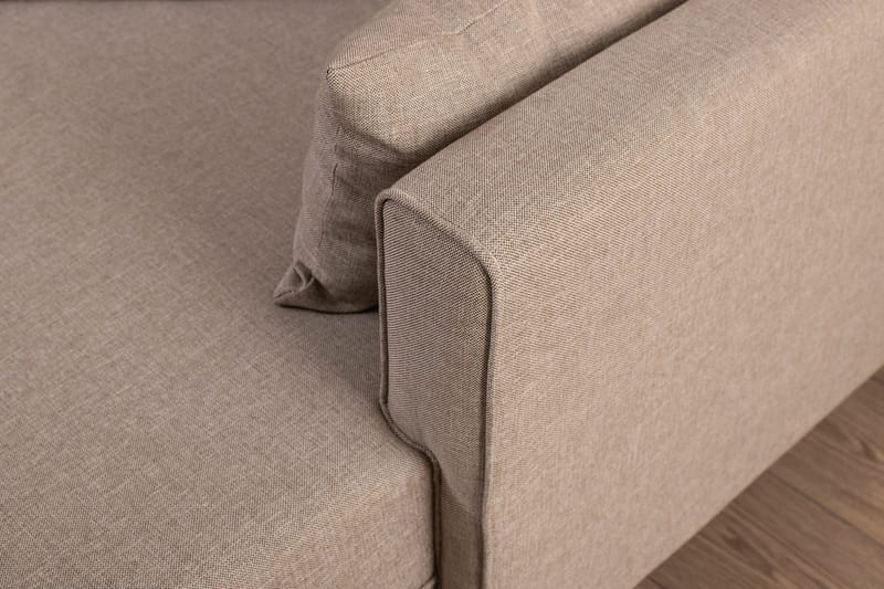 Antigua sovesofa med diva højre - Beige - Møbler - Sofaer - Sofa med chaiselong - 4 personers sofa med chaiselong
