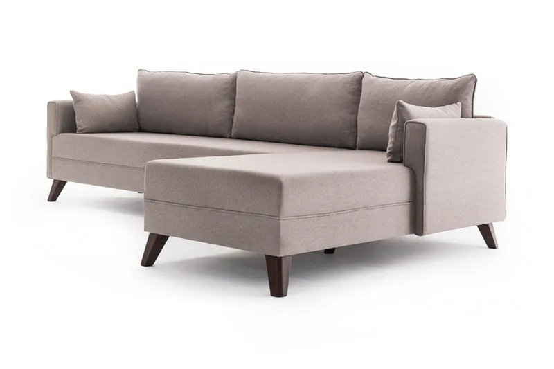 Antigua sovesofa med diva højre - Beige - Møbler - Sofaer - Sovesofaer