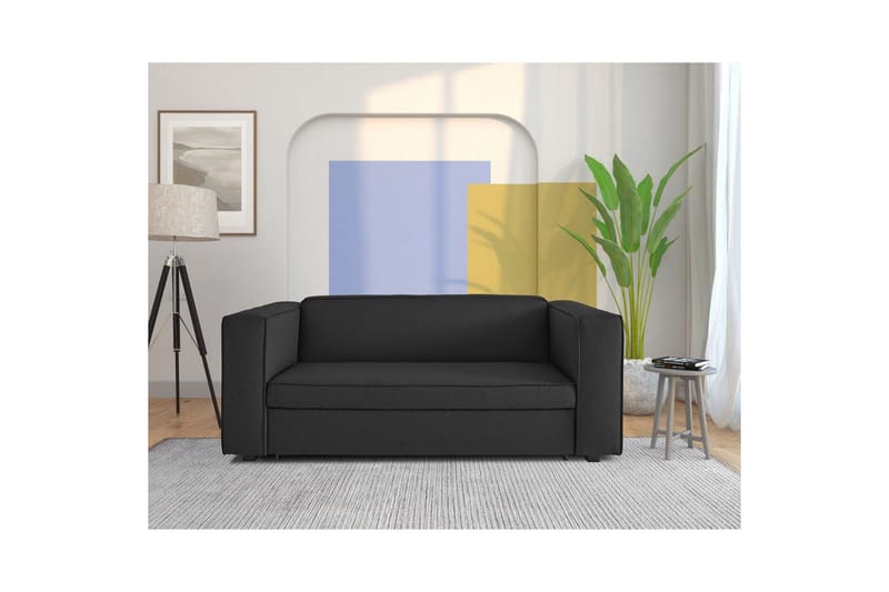 Asmund Sovesofa 3-sæde - Grå - Møbler - Sofaer - Sovesofaer