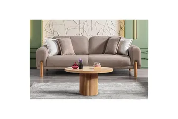 Astran Rektangulær Sovesofa 93x190 cm i Bouclé - Muldvarpegrå - Møbler - Sofaer - Sovesofaer