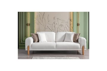 Astran Sovesofa 3-personers - Cremehvid - Møbler - Sofaer - Sovesofaer