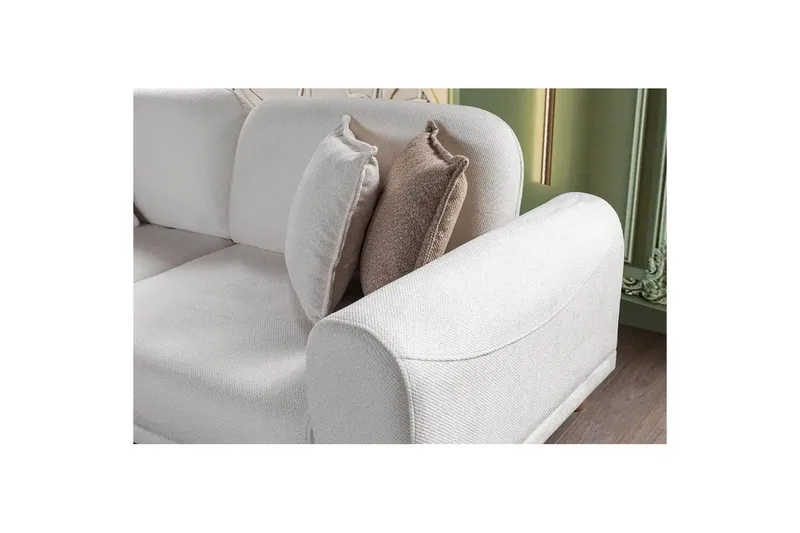 Astran Sovesofa 3-personers - Cremehvid - Møbler - Sofaer - Sovesofaer