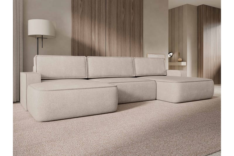 Avignon Sovesofa Dubbeldivan 5-sits - Beige - Møbler - Sofaer - Sovesofaer
