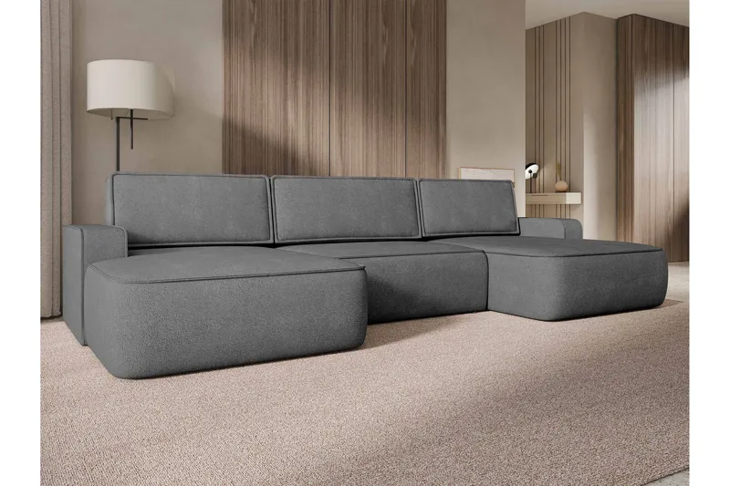 Avignon Sovesofa Dubbeldivan 5-sits - Grå - Møbler - Sofaer - Sovesofaer