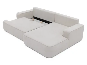 Avignon Sovesofa med chaiselong 3-personers - Hvid - Møbler - Sofaer - Sovesofaer