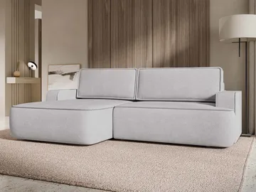 Avignon Sovesofa med chaiselong 3-personers - Grå - Møbler - Sofaer - Sovesofaer