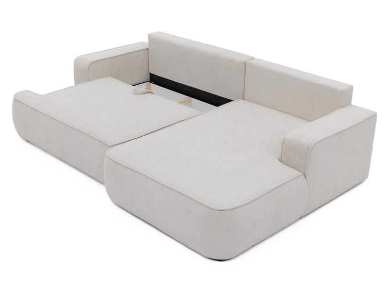 Avignon Sovesofa med chaiselong 3-personers - Hvid - Møbler - Sofaer - Sovesofaer
