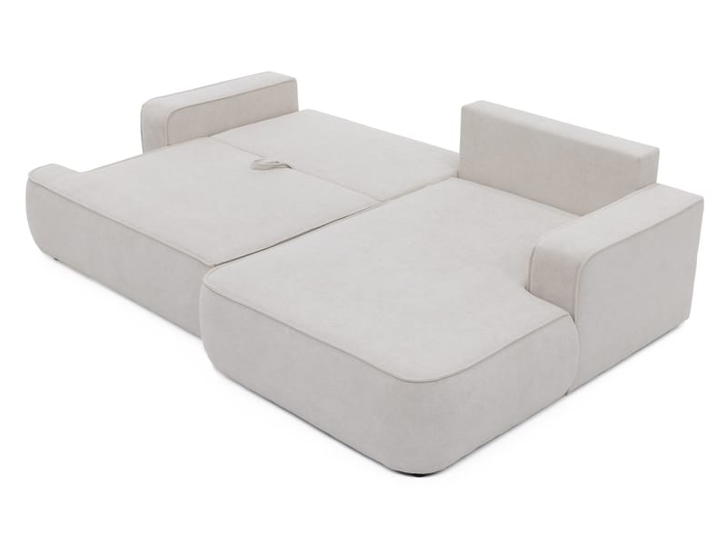 Avignon Sovesofa med chaiselong 3-personers - Beige - Møbler - Sofaer - Sovesofaer