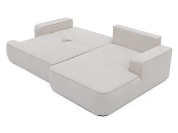 Avignon Sovesofa med chaiselong 3-personers - Hvid - Møbler - Sofaer - Sovesofaer