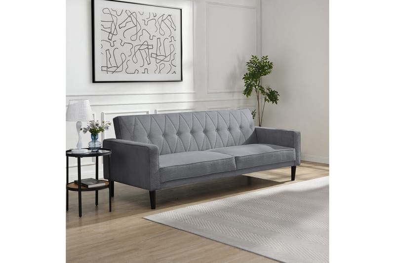 Avon Sovesofa 3-sæder - Grå - Møbler - Sofaer - Sovesofaer