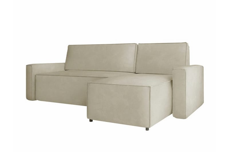 Bandon 3-personers Hjørnesovesofa - Beige - Sovesofaer - Hjørnesovesofa