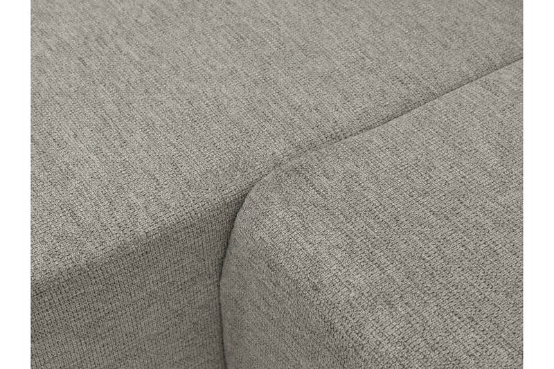 Barile Sovesofa med Chaiselong 3-personers i Plys - Brun - Møbler - Sofaer - Sovesofaer