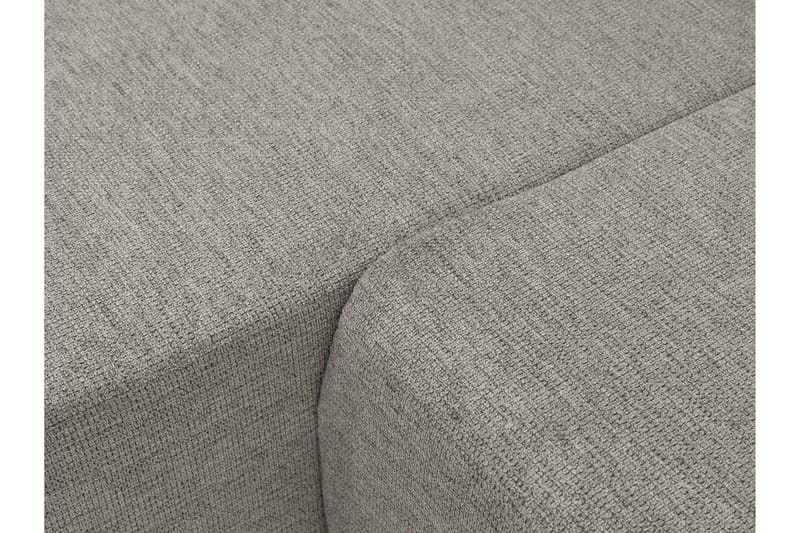 Barile Sovesofa med Chaiselong 3-personers i Plys - Grå - Møbler - Sofaer - Sovesofaer