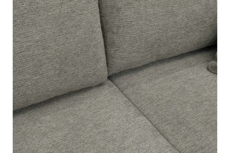 Barile Sovesofa med Dobbelt Chaiselong 4-personers i Plys - Hvid - Møbler - Sofaer - Sovesofaer