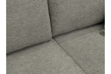 Barile Sovesofa med Dobbelt Chaiselong 4-personers i Plys - Hvid - Møbler - Sofaer - Sovesofaer