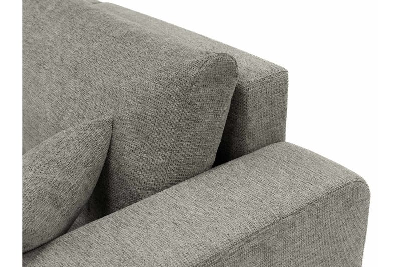 Barile Sovesofa med Dobbelt Chaiselong 4-personers i Plys - Beige - Møbler - Sofaer - Sovesofaer