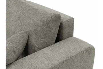 Barile Sovesofa med Dobbelt Chaiselong 4-personers i Plys - Hvid - Møbler - Sofaer - Sovesofaer