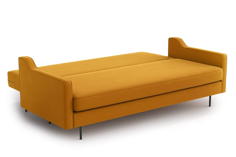 Barsta 3-Pers. Sovesofa - Gul - Møbler - Sofaer - Sovesofaer