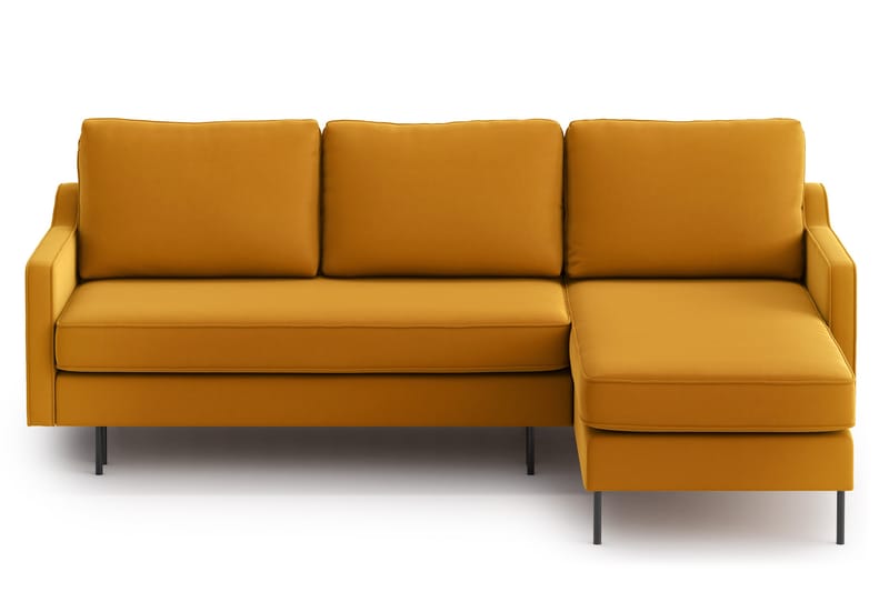 Barsta Chaiselongsovesofa - Gul - Sovesofaer - Sovesofa chaiselong