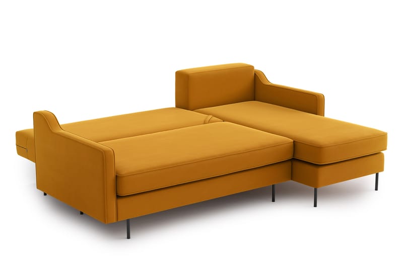 Barsta Chaiselongsovesofa - Gul - Møbler - Sofaer - Sovesofaer