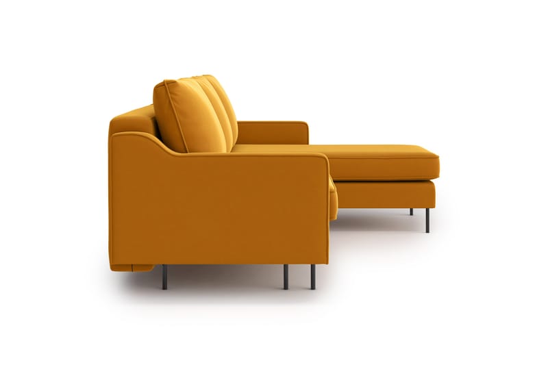 Barsta Chaiselongsovesofa - Gul - Møbler - Sofaer - Sovesofaer