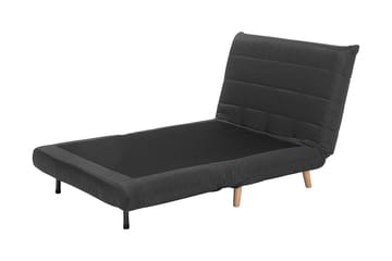 Bascas 1-personers Rektangulær Udtrækkelig Foldbar Sovesofa i Stof - Grå - Møbler - Sofaer - Sovesofaer