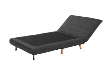 Bascas 1-personers Rektangulær Udtrækkelig Foldbar Sovesofa i Stof - Grå - Møbler - Sofaer - Sovesofaer