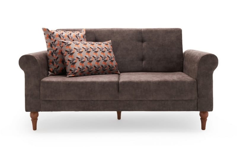 Benin Sovesofa 2-Pers. 125x109 - Brun - Møbler - Sofaer - Sovesofaer
