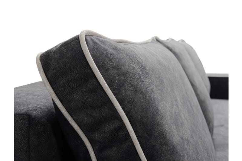 Beno 3-personers Sovesofa 143x200 cm med Opbevaring i Stof - Brun - Møbler - Sofaer - Sovesofaer