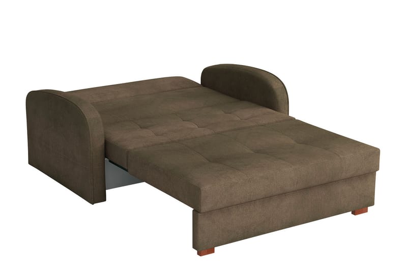 Bensbyn 2-Pers. Sovesofa - Velour/Sort - Sovesofaer - 2 personers sovesofa - Velour sofaer