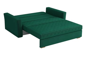 Bensbyn 2-personers Sovesofa 132x196 cm Sovbar Diamantsteppet i Stof - Grå - Møbler - Sofaer - Sovesofaer