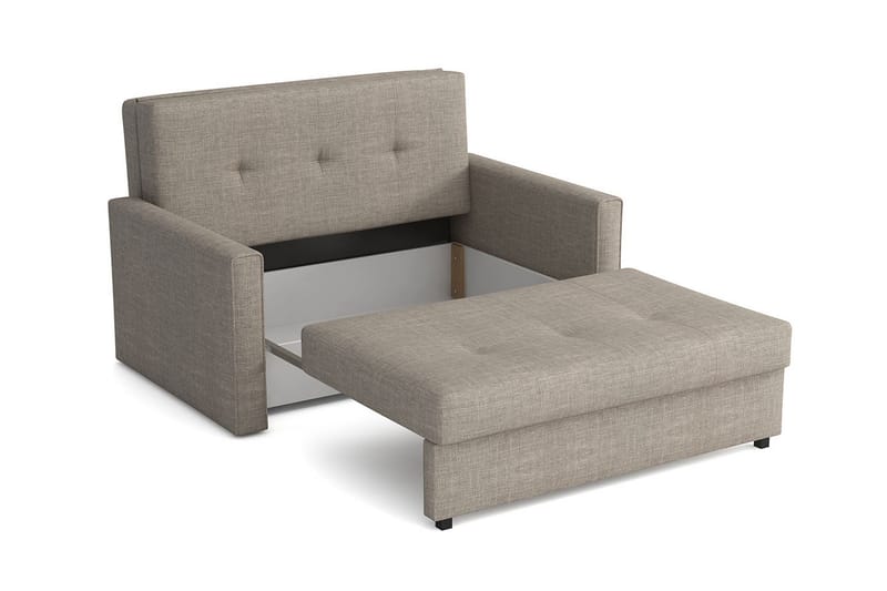 Bensbyn 2-personers Sovesofa 112x196 cm med Opbevaring i Stof - Grøn - Møbler - Sofaer - Sovesofaer