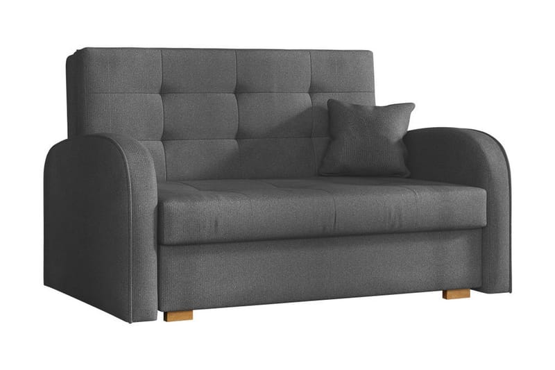 Bensbyn 2-personers Sovesofa 112x196 cm med Opbevaring i Stof, Grå
