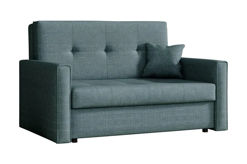Bensbyn 2-personers Sovesofa 112x196 cm med Opbevaring i Stof, Grøn