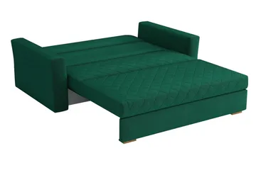 Bensbyn 3-Pers. Sovesofa Ternet mønster - Velour/Sort - Møbler - Sofaer - Sovesofaer