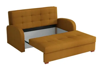 Bensbyn 3-Pers. Sovesofa - Velour/Sort - Møbler - Sofaer - Sovesofaer