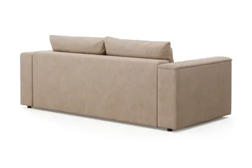 Bergen ekstra dyb, 3-personers sovesofa med opbevaring - Beige - Møbler - Sofaer - Sovesofaer