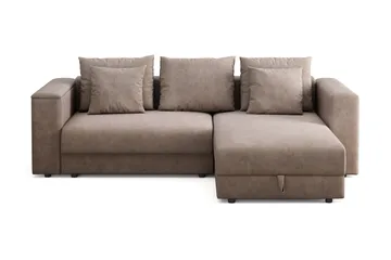 Bergen ekstra dyb, 3-personers sovesofa med vendbar chaiselong og opbevaring