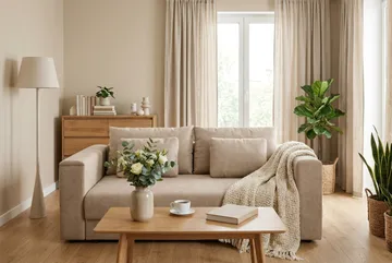 Bergen Ekstra dyb 3-personers sovesofa med topmadras i polyetherskum, vendbar sommer- og vinterside og vaskbart betræk - Beige - Møbler - Sofaer - Sovesofaer