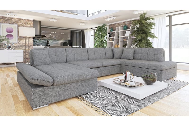 Bergen U-sovesofa 345x205x77 cm - Møbler - Sofaer - Sovesofaer