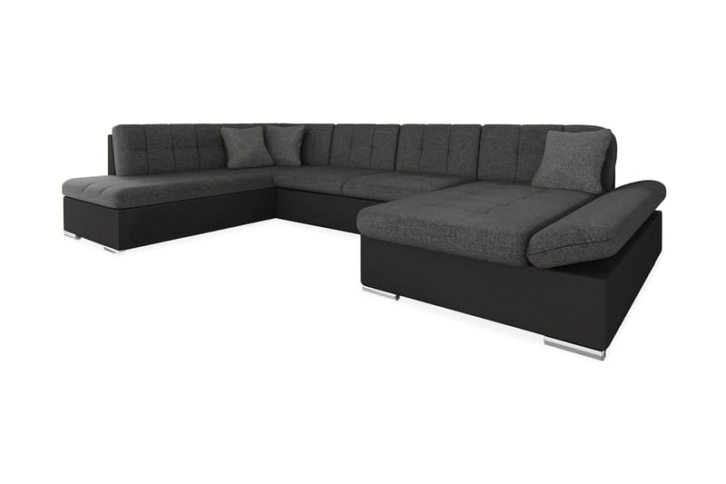 Bergen U-sovesofa 345x205x77 cm - Sovesofaer - Sovesofa chaiselong - Lædersofaer