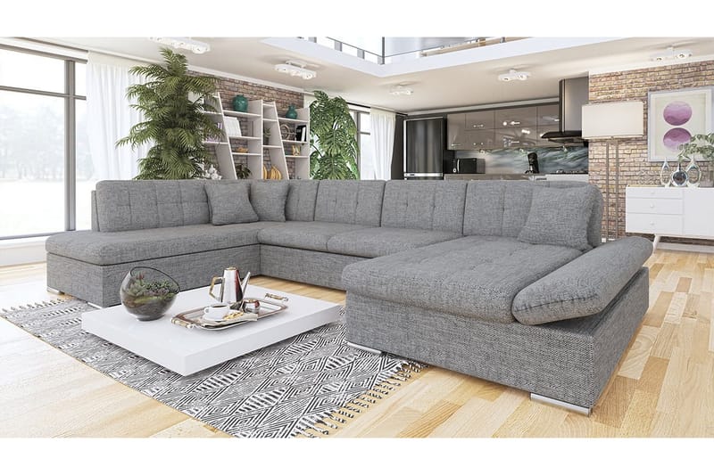 Bergen U-sovesofa 345x205x77 cm - Sovesofaer - Sovesofa chaiselong