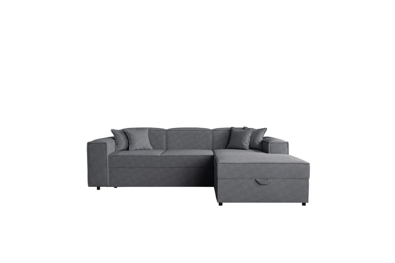 Bizantine Sovesofa m. Divan 3-personers - Grå - Møbler - Sofaer - Sovesofaer