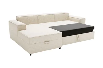 Bizantine Sovesofa m. Divan 3-personers - Grå - Møbler - Sofaer - Sovesofaer
