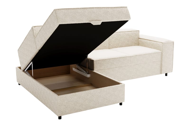Bizantine Sovesofa m. Divan 3-personers - Grå - Møbler - Sofaer - Sovesofaer