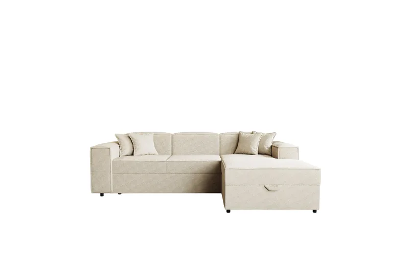 Bizantine Sovesofa m. Divan 3-personers - Beige - Møbler - Sofaer - Sovesofaer